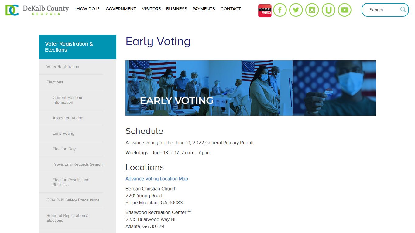 Early Voting | DeKalb County GA