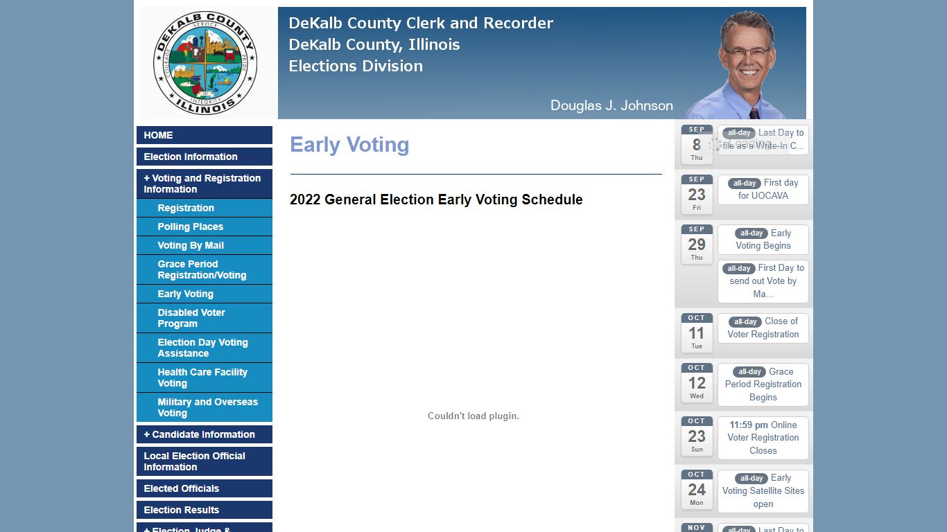 DeKalb County Clerk » Early Voting - ClerkServe