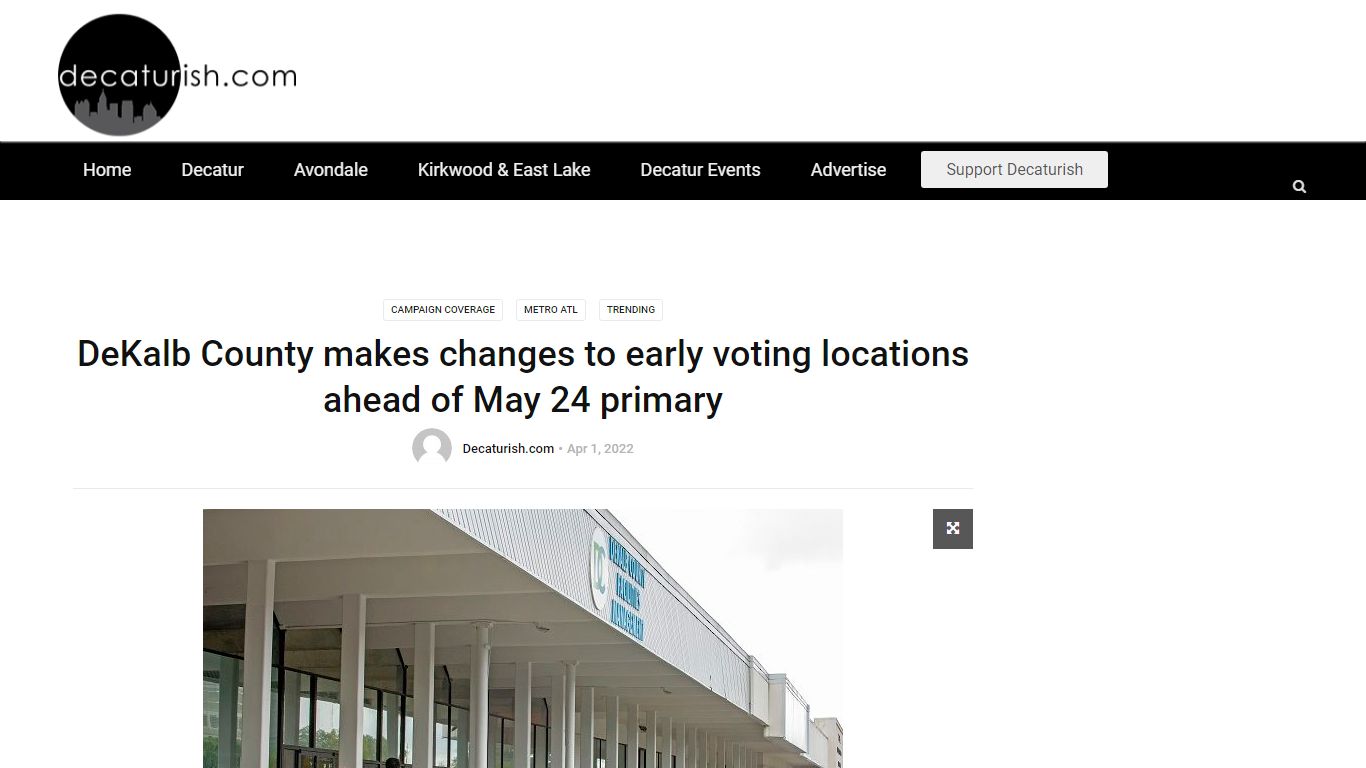 DeKalb County makes changes to early voting locations ahead of May 24 ...